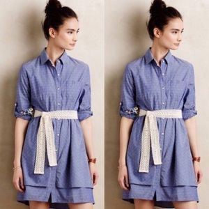 Isabel Sinclair Anthropologie Chambray Dress